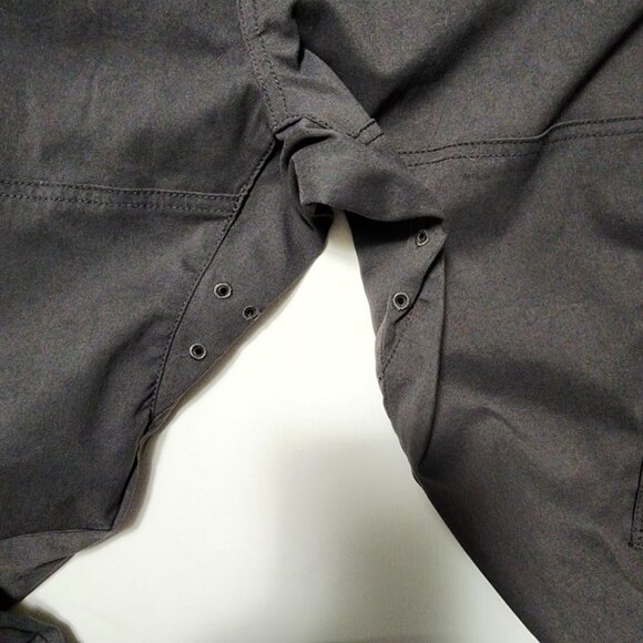 Prana Charcoal Gray Stretch Water Repellant UPF 50+ Zion Hiking Pants - Picture 6 of 10